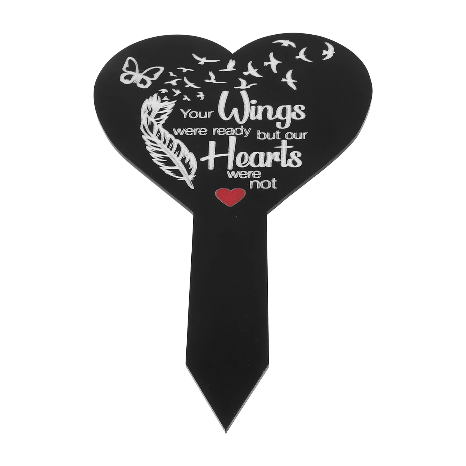 1pc Acrylic Memorial Black Garden Cemetery Adornment Plaque Grave Marker Outdoor Cemetery Decor Lawn Ornament Metal Stake
1pc Acrylic Memorial Black Garden Cemetery Adornment Plaque Grave Marker Outdoor Cemetery Decor Lawn Ornament Metal Stake