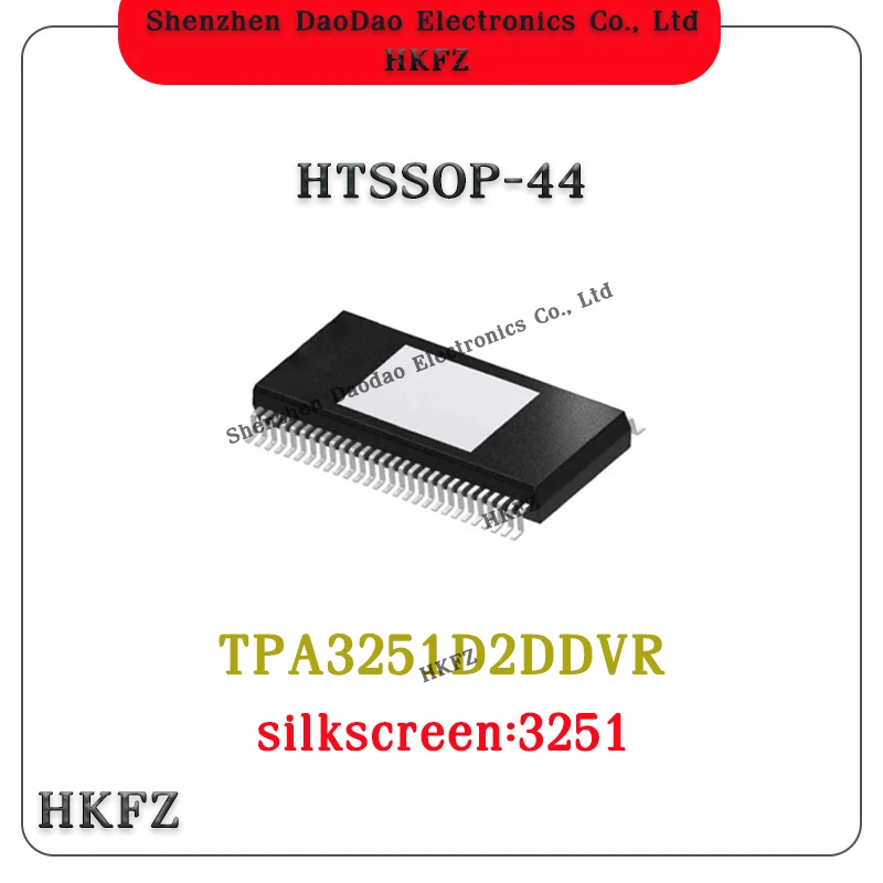 TPA3251D2DDV TPA3251D2DDVR Silk printing 3251 HTSSOP-44 audio amplifier chip IC new original
TPA3251D2DDV TPA3251D2DDVR Silk printing 3251 HTSSOP-44 audio amplifier chip IC new original