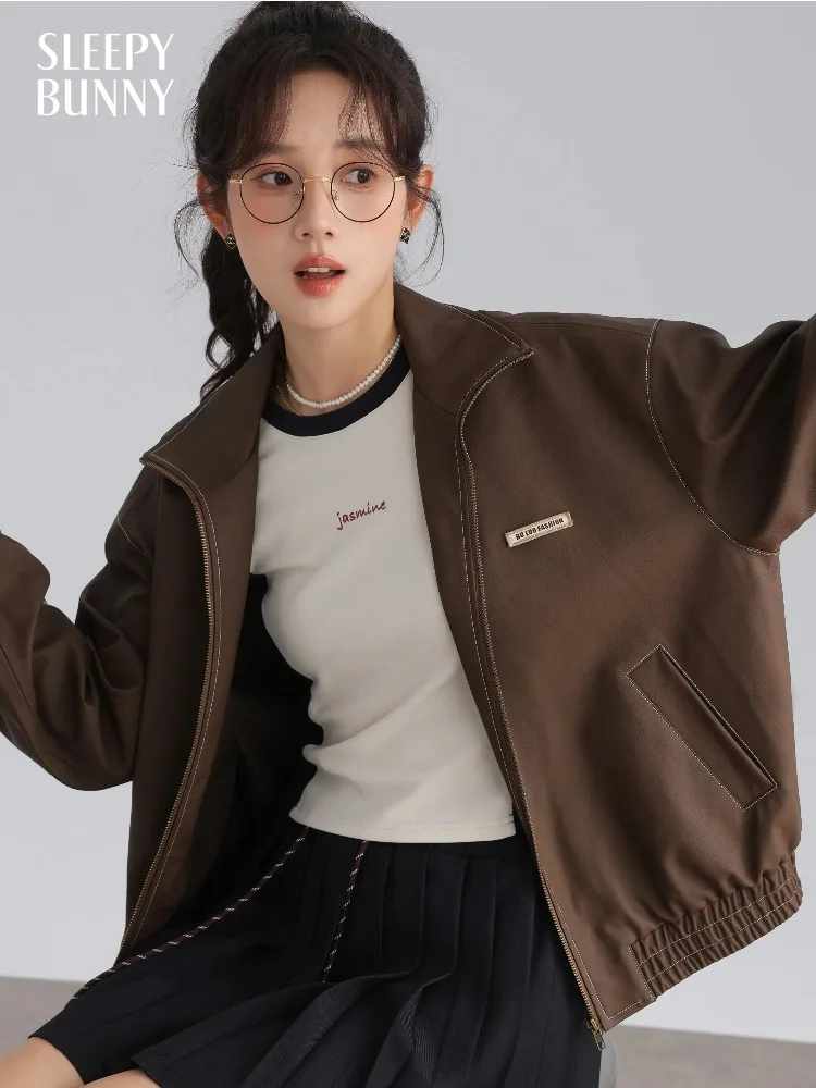 Women Vintage Color Block Moto Jacket Lady Relaxed Fit Short Biker Coat Casual Chic Spring Street Style Daily Outerwear Wear
Women Vintage Color Block Moto Jacket Lady Relaxed Fit Short Biker Coat Casual Chic Spring Street Style Daily Outerwear Wear