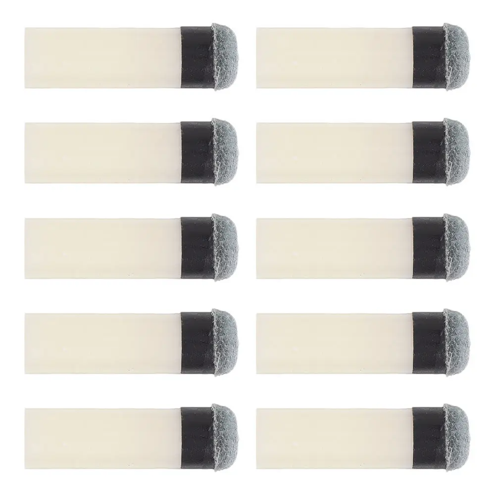 10Pcs Replacement Pool Tips Slip on 11Mm Billiard Cue Tips with Sturdy Plastic Ferrule and Faux Surface for Consistent
10Pcs Replacement Pool Tips Slip on 11Mm Billiard Cue Tips with Sturdy Plastic Ferrule and Faux Surface for Consistent
