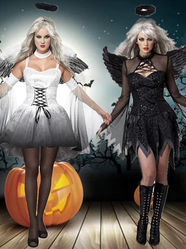 Halloween Angel Costume Devil Outfit Witch Clothes Wings Goddess Role-playing Performance Dress Women's Fashion Stage Outfit
Halloween Angel Costume Devil Outfit Witch Clothes Wings Goddess Role-playing Performance Dress Women's Fashion Stage Outfit