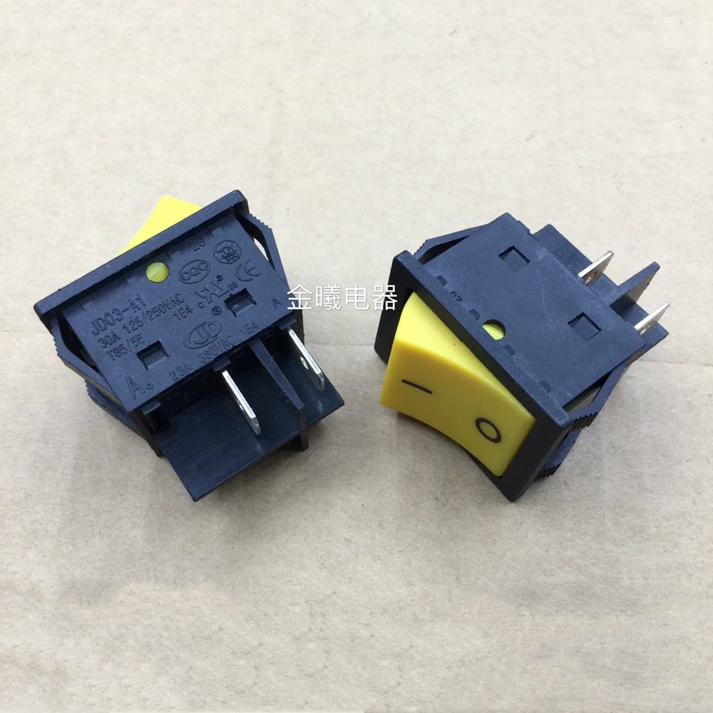 Original new 100% welding machine high-power rocker switch JD03-A1 30A high current silver contact ZX7 WS 4pin 2gear
Original new 100% welding machine high-power rocker switch JD03-A1 30A high current silver contact ZX7 WS 4pin 2gear