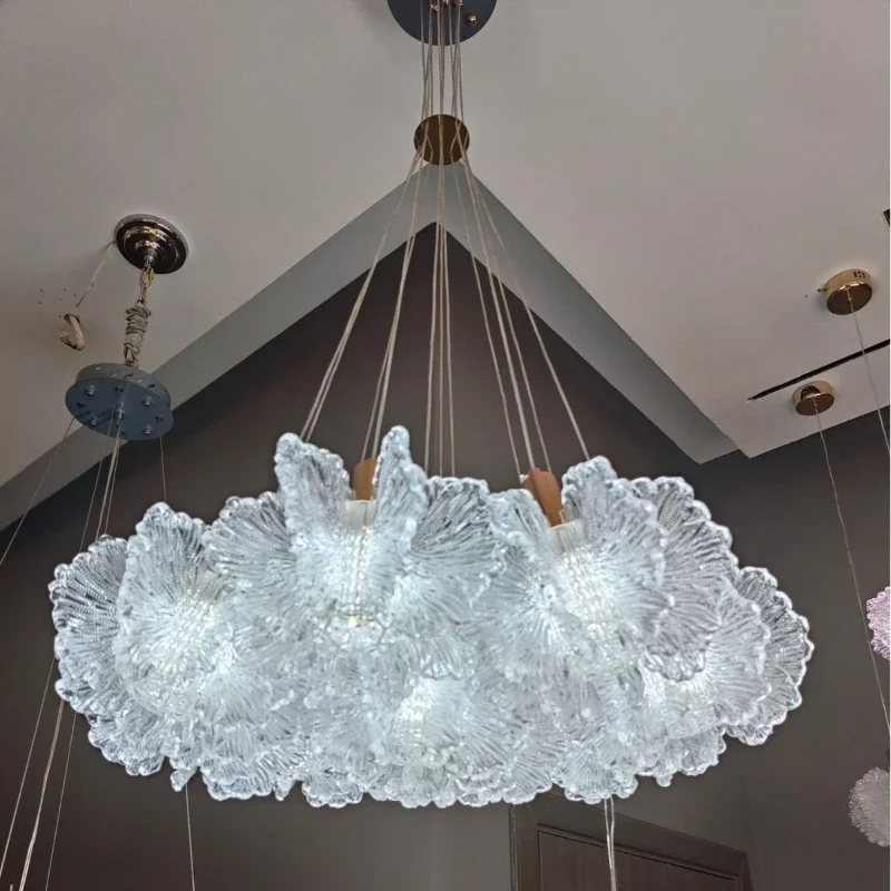 SANDYHA Elegant Acrylic Petal Pendant Lights LED Chandelier for Living Room Restaurant Indoor Lighting Modern Design Fixtures
SANDYHA Elegant Acrylic Petal Pendant Lights LED Chandelier for Living Room Restaurant Indoor Lighting Modern Design Fixtures