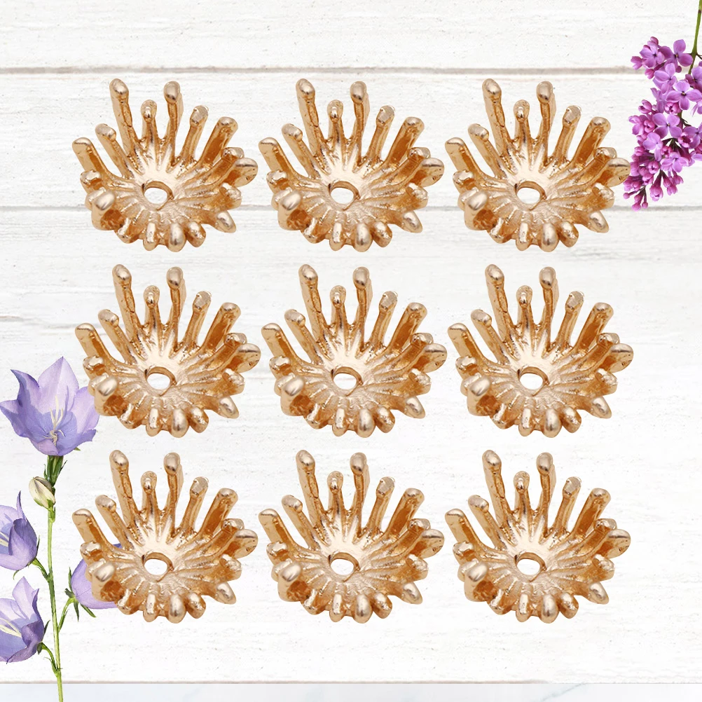 50pcs 14Mm Alloy Flower Design Pendant Jewelry Making Accessory Diy Charms For Necklace Bracelet Keychain Anklet Decorative 
50pcs 14Mm Alloy Flower Design Pendant Jewelry Making Accessory Diy Charms For Necklace Bracelet Keychain Anklet Decorative