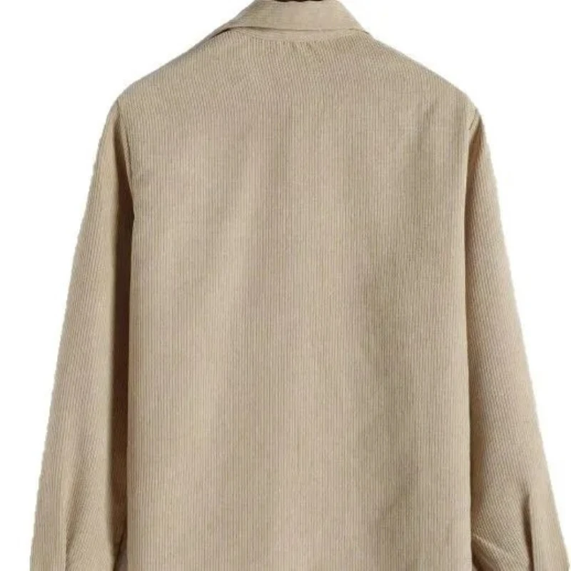 Men's Corduroy Shirt, Long Sleeve Solid Stripe Loose Fit, Vintage Workwear Style, Drop Shoulder Casual Top
Men's Corduroy Shirt, Long Sleeve Solid Stripe Loose Fit, Vintage Workwear Style, Drop Shoulder Casual Top