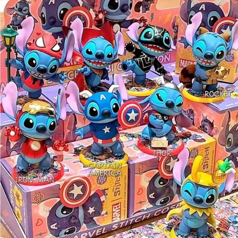 Hot Toys Marvel Stitch Style Mini Blind Box - фигурка супергероя, коллекционный милый декор для рабочего стола, модный подарок-сюрприз для фанатов
Hot Toys Marvel Stitch Style Mini Blind Box - фигурка супергероя, коллекционный милый декор для рабочего стола, модный подарок-сюрприз для фанатов