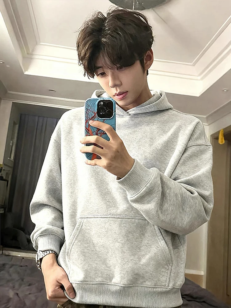 Thiened Fce Hoodie Men's Casual Spor Sweatirt with Hat Autumn Winter Outerwear Layering Cleanfit Inner irt
Thiened Fce Hoodie Men's Casual Spor Sweatirt with Hat Autumn Winter Outerwear Layering Cleanfit Inner irt