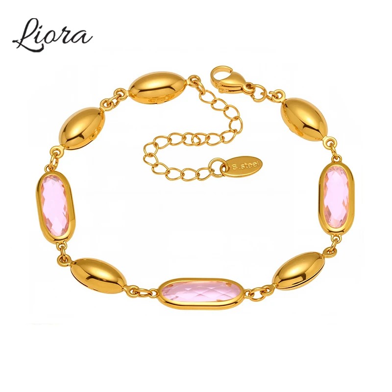 Liora High Quality Glass Bracelets For Women Stainless Steel Charm Bangle Bracelets Fashion Wedding Engagement Jewelry Gifts
Liora High Quality Glass Bracelets For Women Stainless Steel Charm Bangle Bracelets Fashion Wedding Engagement Jewelry Gifts