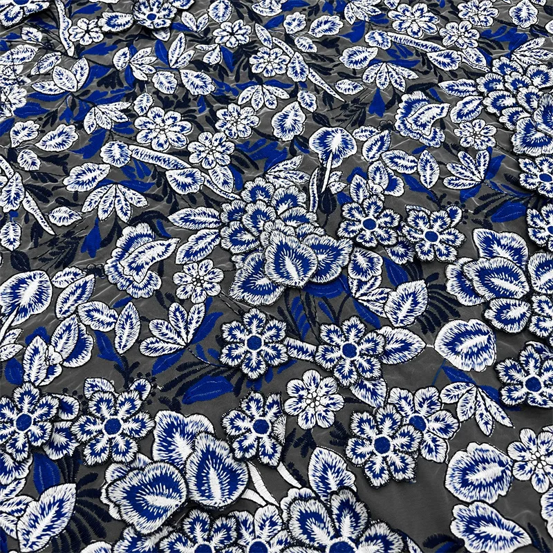 1 ярд синего и белого фарфора, соответствующего цвета, кружевная ткань с вышивкой для шитья свадебных платьев, вечерних платьев, ткани для DIY
1 ярд синего и белого фарфора, соответствующего цвета, кружевная ткань с вышивкой для шитья свадебных платьев, вечерних платьев, ткани для DIY