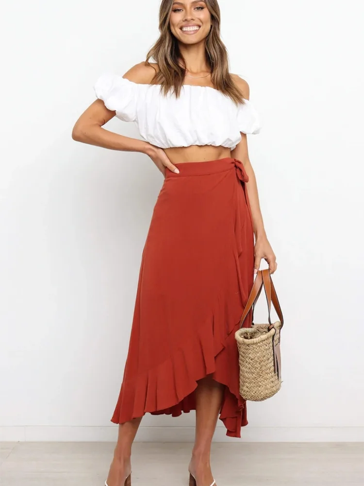 Women's Lace Up Irregular Monochromatic Long Dress, High Waist, Tight Black Short Skirt, Pink Chiffon Skirt, Summer Fashion
Women's Lace Up Irregular Monochromatic Long Dress, High Waist, Tight Black Short Skirt, Pink Chiffon Skirt, Summer Fashion