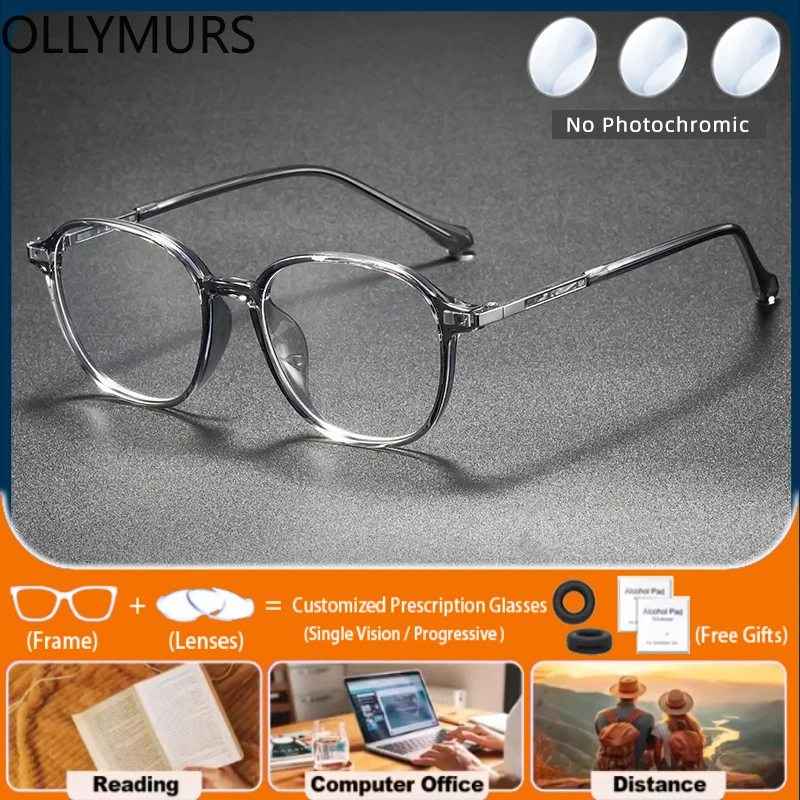Очки Ollymurs (S) в классическом стиле для женщин, мультифокальные, с защитой от синего света, фотохромные, по рецепту, простые, квадратные, маленькие
Очки Ollymurs (S) в классическом стиле для женщин, мультифокальные, с защитой от синего света, фотохромные, по рецепту, простые, квадратные, маленькие