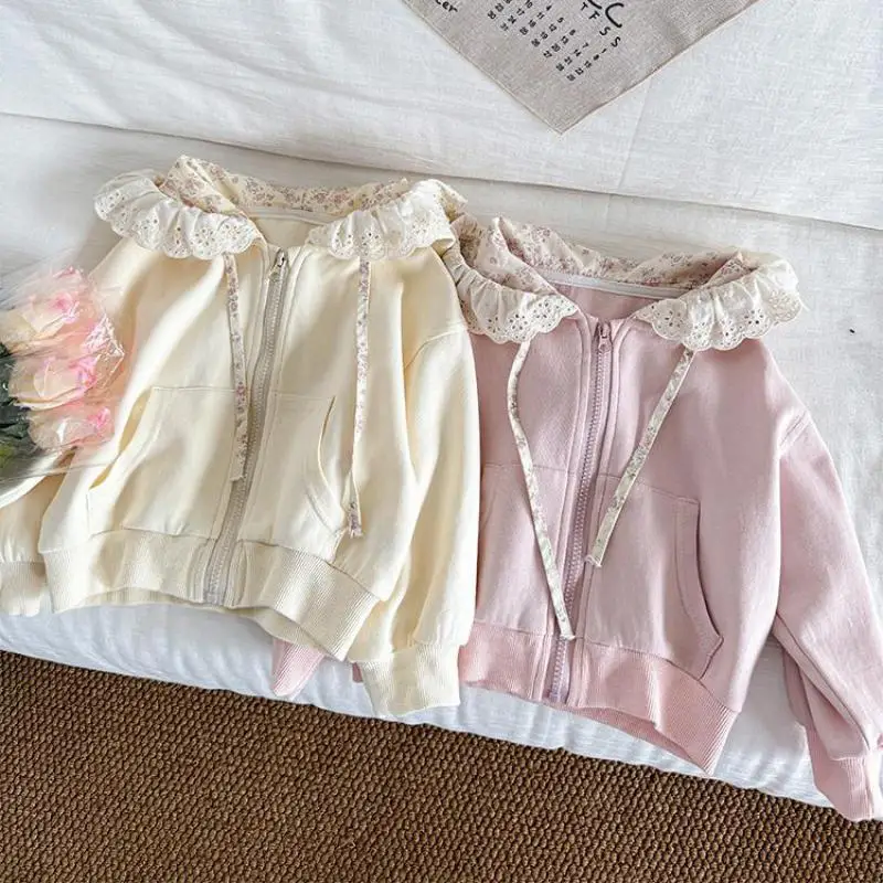 2025 Autumn New Children Long Sleeve Coat Solid Kids Hooded Cardigan Cotton Girls Floral Hoodie Children Casual Versatile Jacket
2025 Autumn New Children Long Sleeve Coat Solid Kids Hooded Cardigan Cotton Girls Floral Hoodie Children Casual Versatile Jacket