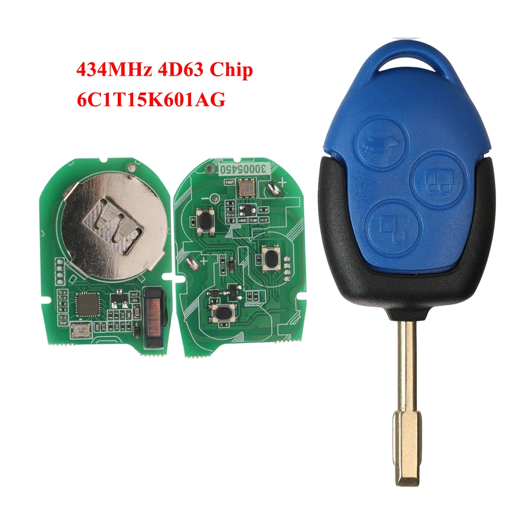 jingyuqin New Remote Car Key For Ford Transit Transit-2006-2013 434MHz 4D63 Chip 6C1T15K601AG 6CIT15K601
jingyuqin New Remote Car Key For Ford Transit Transit-2006-2013 434MHz 4D63 Chip 6C1T15K601AG 6CIT15K601
