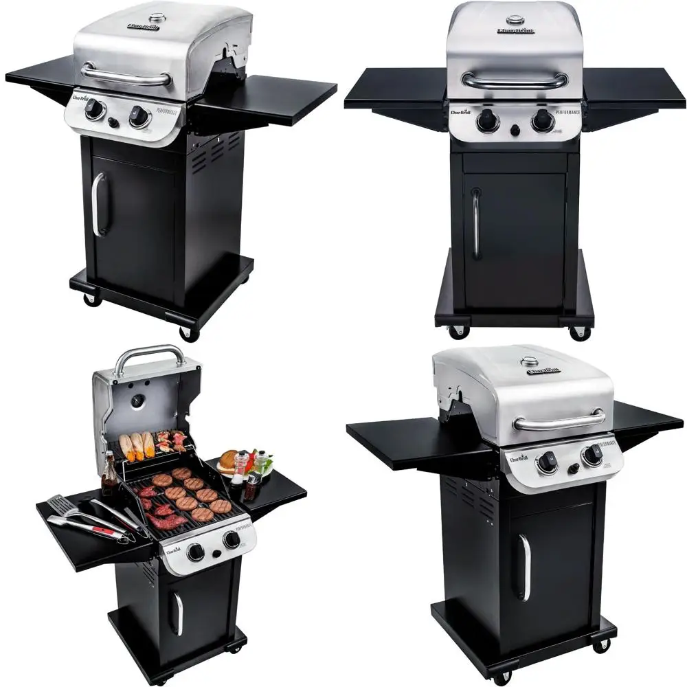 Stainless Steel 2-Burner Propane Gas Grill with Convection Cabinet - Model 463673519P1
Stainless Steel 2-Burner Propane Gas Grill with Convection Cabinet - Model 463673519P1