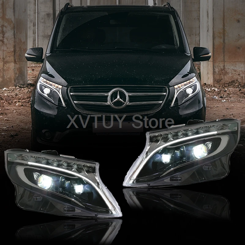 2Pcs LED Headlights For 16-23 Mercedes-benz Vets Daytime Running Light Headlamp Assembly DRL Dynamic Turn Signal Lamp Accessory
2Pcs LED Headlights For 16-23 Mercedes-benz Vets Daytime Running Light Headlamp Assembly DRL Dynamic Turn Signal Lamp Accessory