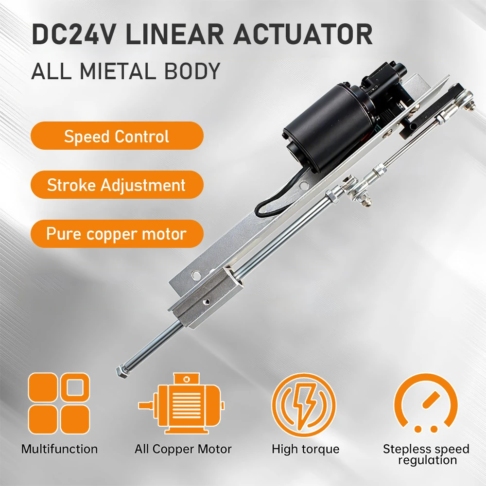 3-12CM Stroke Reciprocating Linear Actuator DC 24V Electric Reciprocating Motor for Industrial Automation, Robotics & DIY
3-12CM Stroke Reciprocating Linear Actuator DC 24V Electric Reciprocating Motor for Industrial Automation, Robotics & DIY
