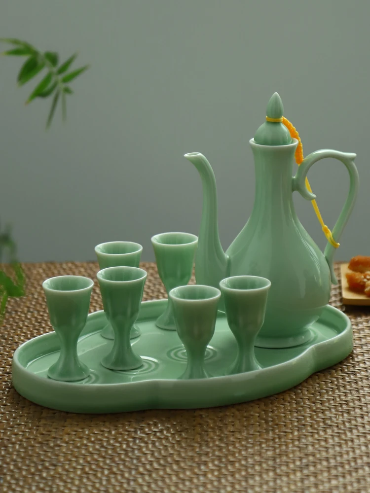 Chinese Style Half Pint Small Liquor Pot Home Use Retro Imitation White Wine Cup 10ml Hard Liquor Dish Wedding One Mouth Cup Set
Chinese Style Half Pint Small Liquor Pot Home Use Retro Imitation White Wine Cup 10ml Hard Liquor Dish Wedding One Mouth Cup Set