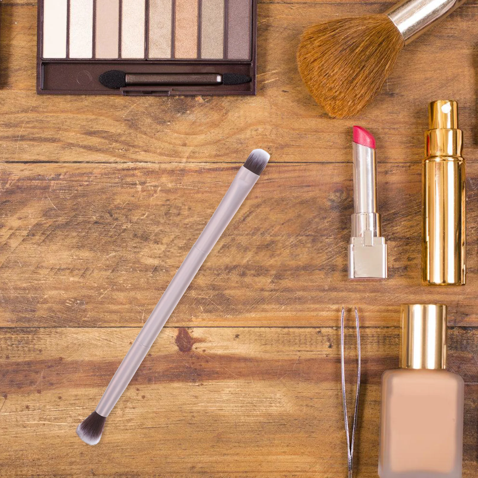 Double Ended Professional Makeup Brush Aluminium Handle Premium Fiber Bristles Cosmetics Brush Daily Use Women Gifts
Double Ended Professional Makeup Brush Aluminium Handle Premium Fiber Bristles Cosmetics Brush Daily Use Women Gifts