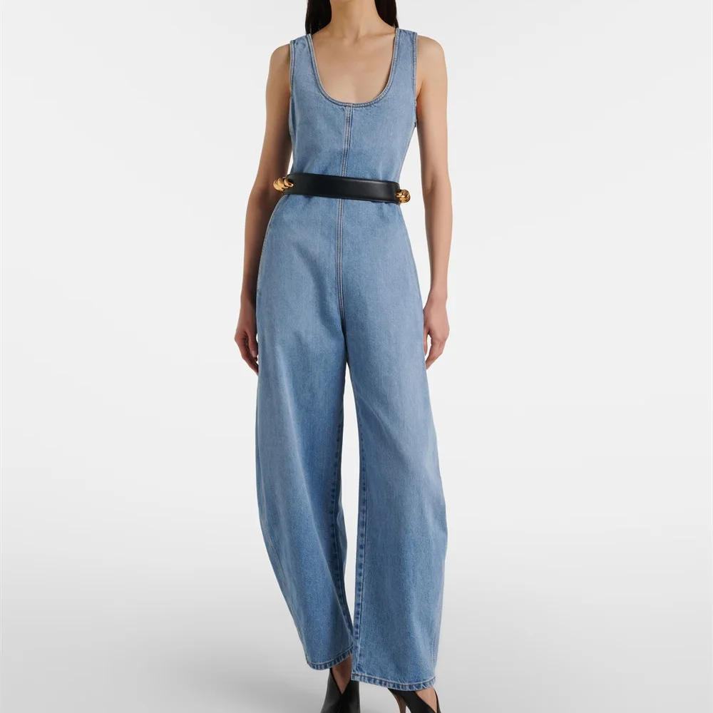 2026 Women's Clothing: Pure Cotton Washed Jumpsuit — Loose-Fit, Casual, Versatile, Full-Length Pants Y2K New Fashion bra
2026 Women's Clothing: Pure Cotton Washed Jumpsuit — Loose-Fit, Casual, Versatile, Full-Length Pants Y2K New Fashion bra