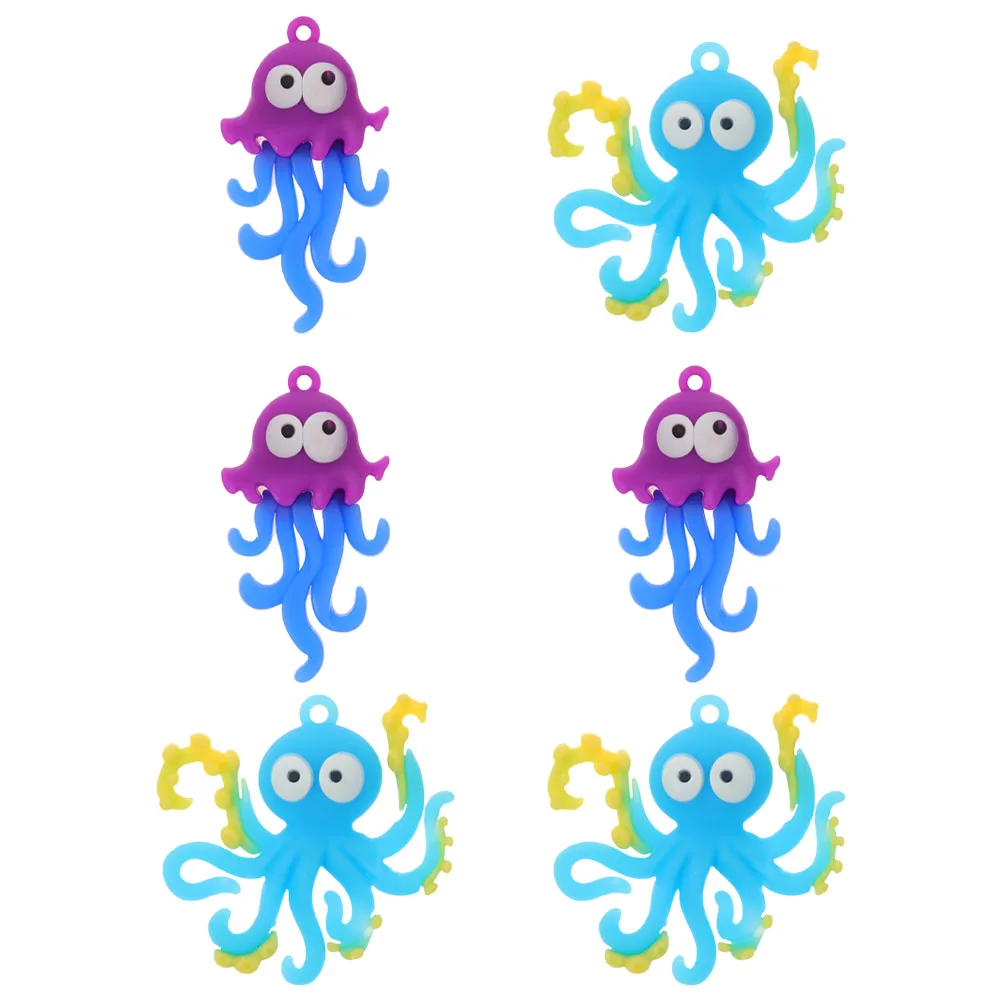 6pcs Fish Tank Decorations Octopus Fish Blue Purple Floating Aquarium Ornaments Marine Animal Statue Safe Durable Non
6pcs Fish Tank Decorations Octopus Fish Blue Purple Floating Aquarium Ornaments Marine Animal Statue Safe Durable Non