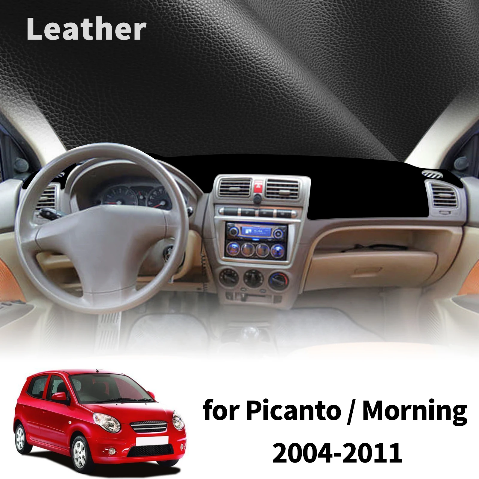 for Kia Picanto Morning SA 2004 2005 2006-2011 Car Dashmat Dashboard Cover Pad DashMat Sunshade Protective Carpet Accessories
for Kia Picanto Morning SA 2004 2005 2006-2011 Car Dashmat Dashboard Cover Pad DashMat Sunshade Protective Carpet Accessories