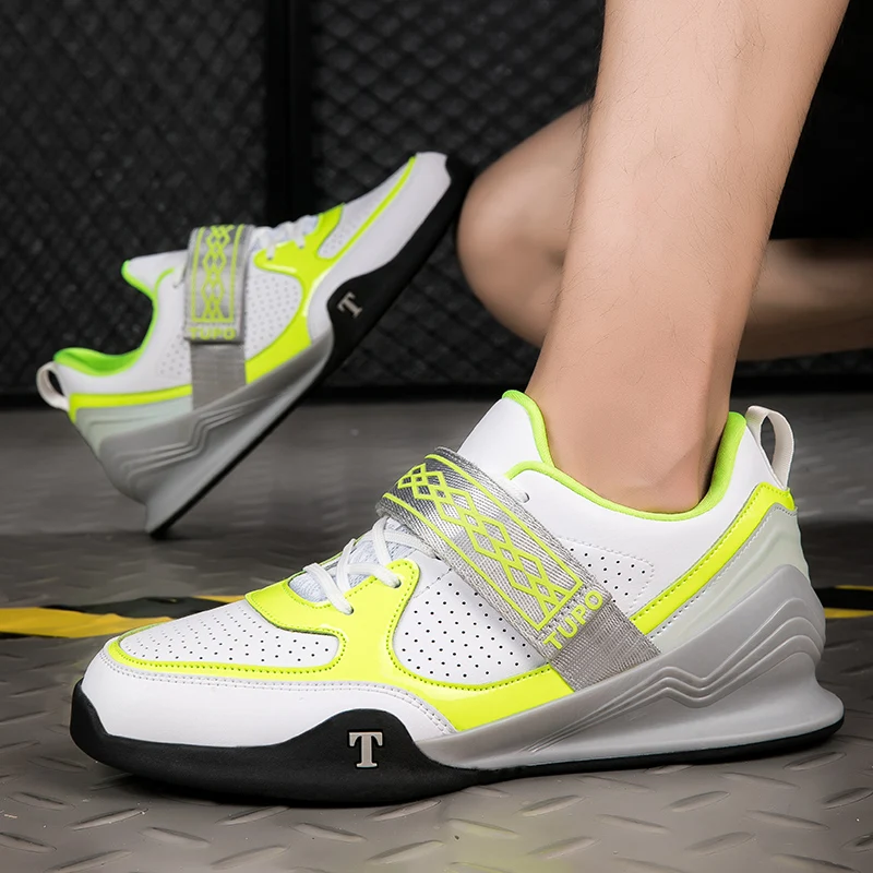 Professional Weightlifting Strength Indoor Fitness Training Shoes Men's Large Weightlifting Anti Slip Squat Shoes
Professional Weightlifting Strength Indoor Fitness Training Shoes Men's Large Weightlifting Anti Slip Squat Shoes