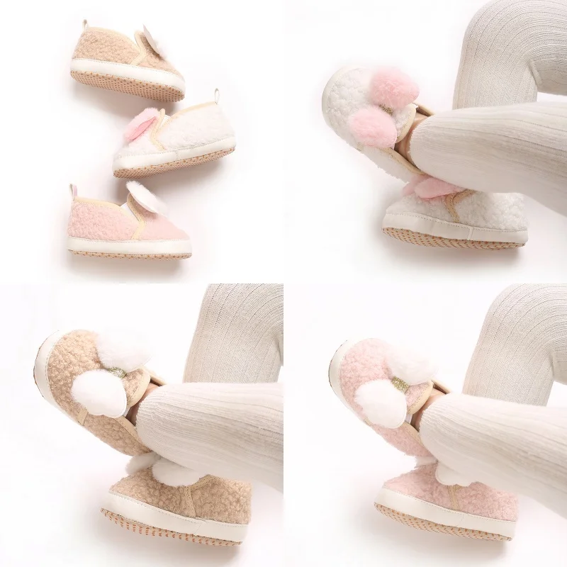 Cute And Plush Autumn And Winter 0-18M Baby Shoes Butterfly Knot All Cotton Comfortable Baby Casual Flat Shoes Walking Shoes
Cute And Plush Autumn And Winter 0-18M Baby Shoes Butterfly Knot All Cotton Comfortable Baby Casual Flat Shoes Walking Shoes