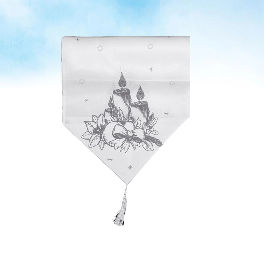 Christmas Table Runner Grey Fabric Printing Tablecloth Party Table Runner Decoration for Winter Home Holiday Spirit
Christmas Table Runner Grey Fabric Printing Tablecloth Party Table Runner Decoration for Winter Home Holiday Spirit