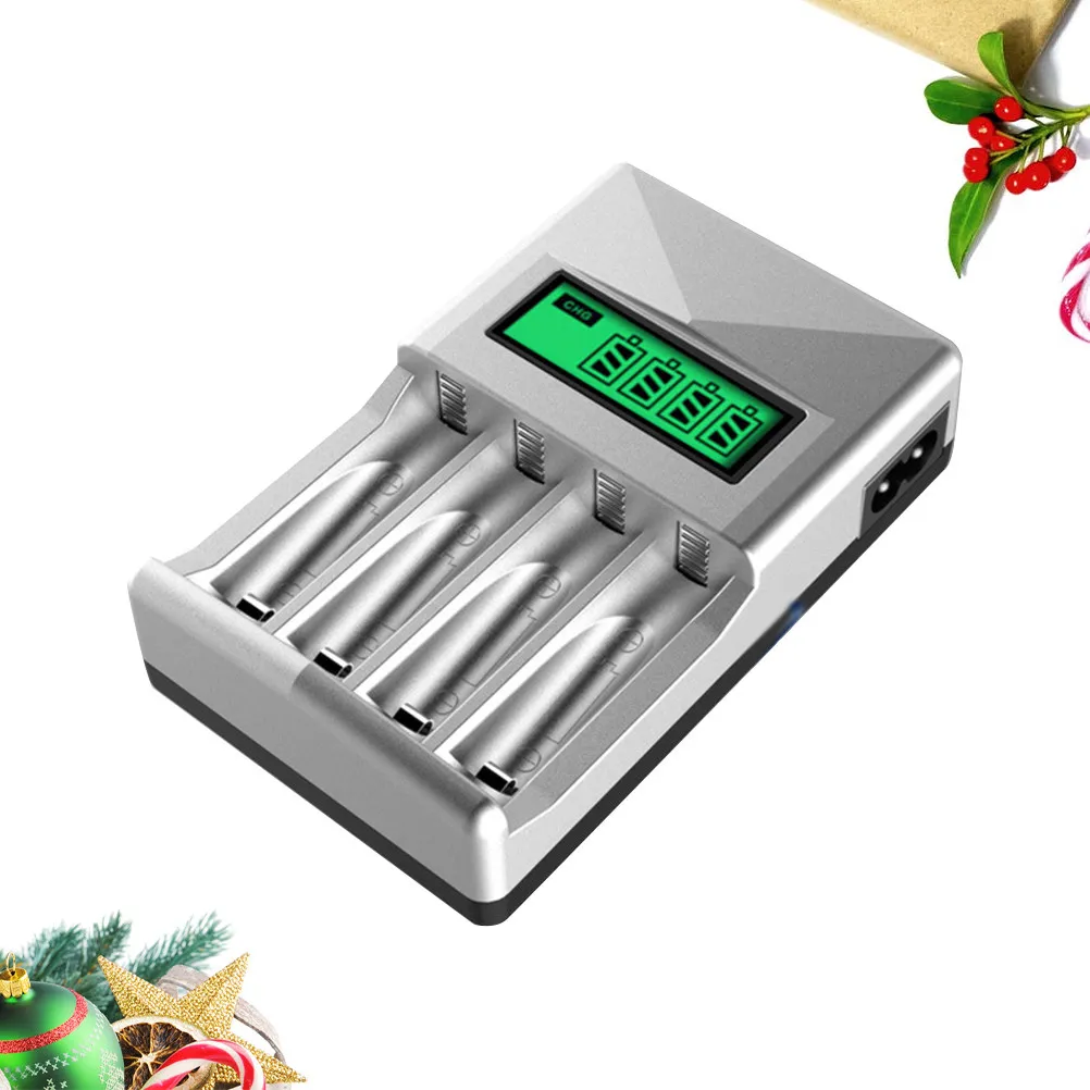 Умное зарядное устройство USB на 4 слота для аккумуляторов AA/AAA с функцией подзарядки и ЖК-дисплеем, вилка UK
Умное зарядное устройство USB на 4 слота для аккумуляторов AA/AAA с функцией подзарядки и ЖК-дисплеем, вилка UK