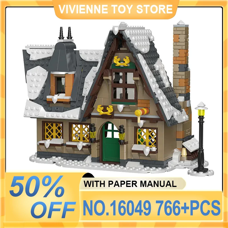 IN STOCK Mould King16049 Technical Christmas cottage surprise Winter Holiday Model Assembly Toys Kids Chrismas Gifts
IN STOCK Mould King16049 Technical Christmas cottage surprise Winter Holiday Model Assembly Toys Kids Chrismas Gifts