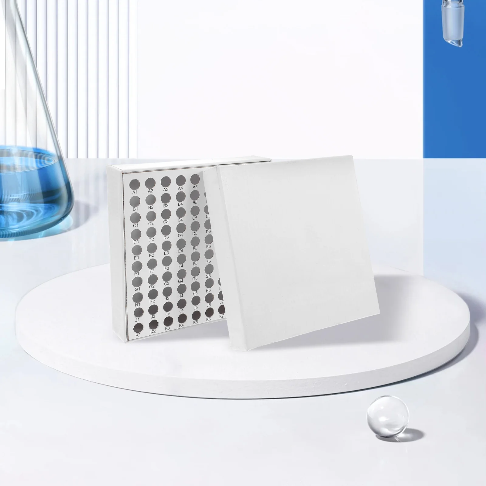 Multifunctional Freezer Box For Lab Sample Tube Holder With Lid Cardboard Storage Case Stackable Small Container
Multifunctional Freezer Box For Lab Sample Tube Holder With Lid Cardboard Storage Case Stackable Small Container