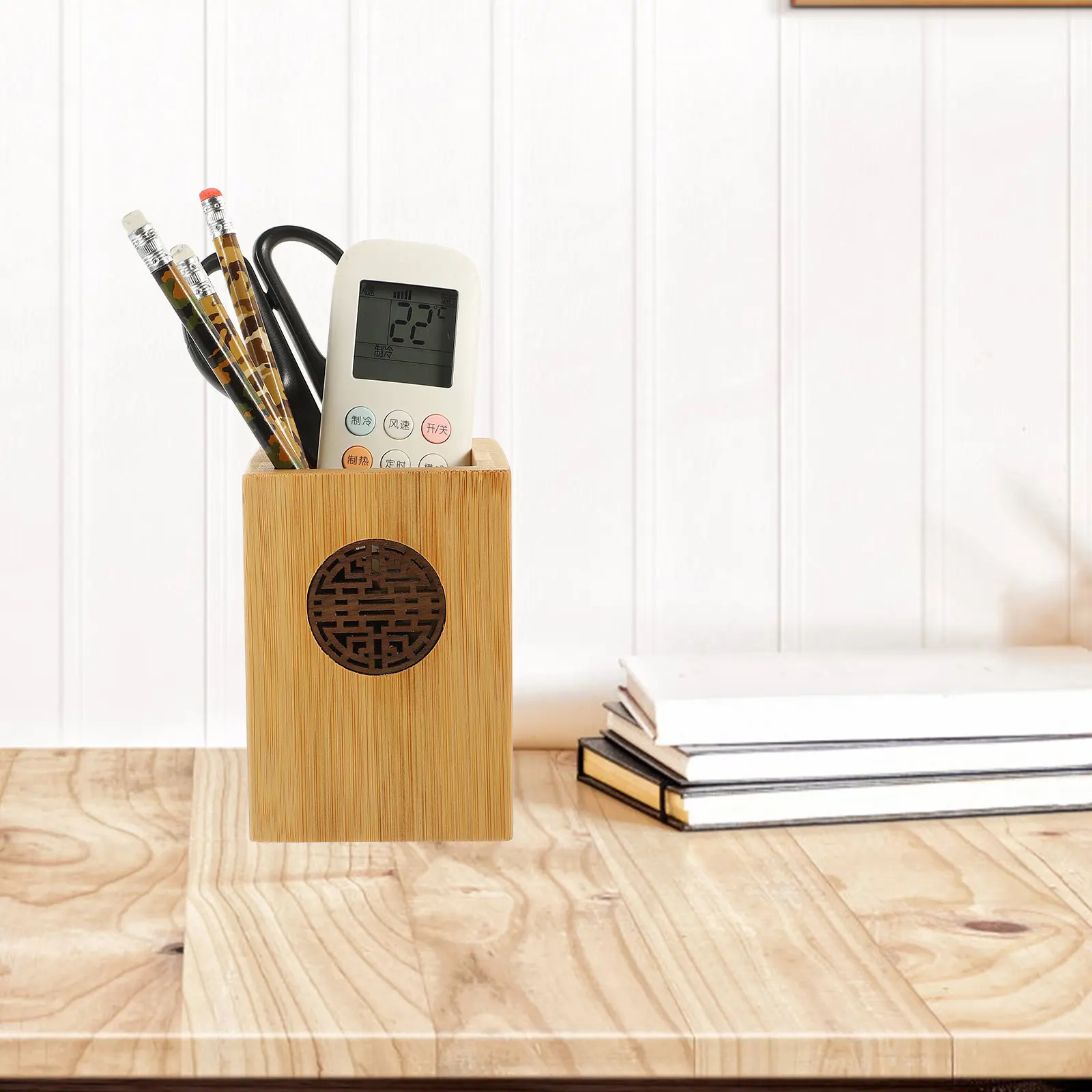 Bamboo Pen Holder Large Space Storage Desk ganizer Stationery Container Makeup Brush Holder Carving Design Wooden Portable
Bamboo Pen Holder Large Space Storage Desk ganizer Stationery Container Makeup Brush Holder Carving Design Wooden Portable