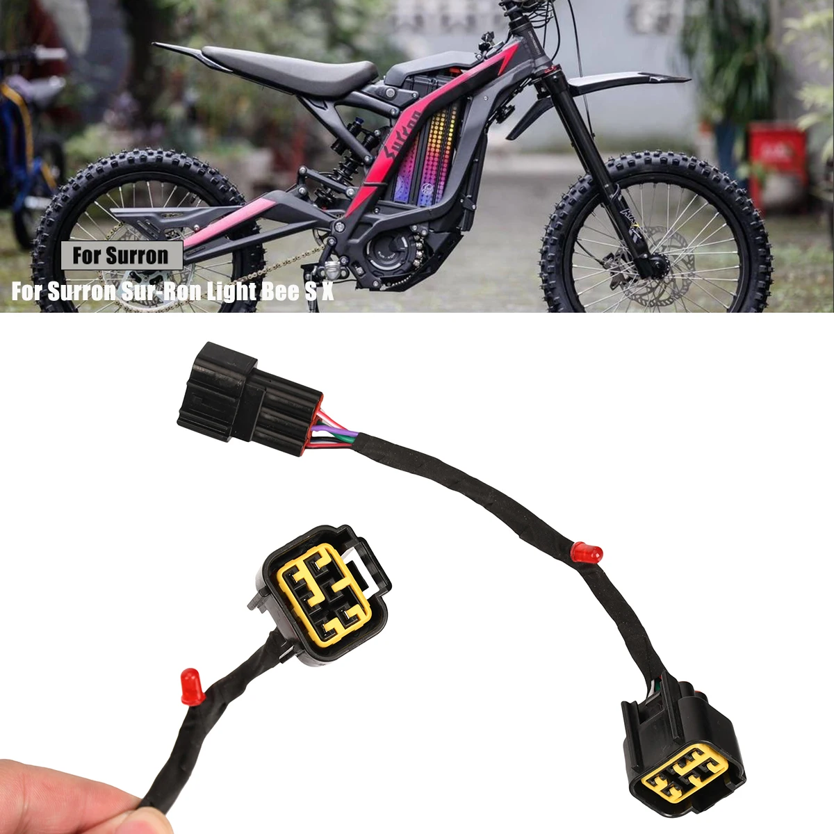 Vehicle Wiring Harness Fault Detection Line Motorcycle Replacement Parts For SURRON Surron S/X Rubber Copper Electric Dirt Bike
Vehicle Wiring Harness Fault Detection Line Motorcycle Replacement Parts For SURRON Surron S/X Rubber Copper Electric Dirt Bike