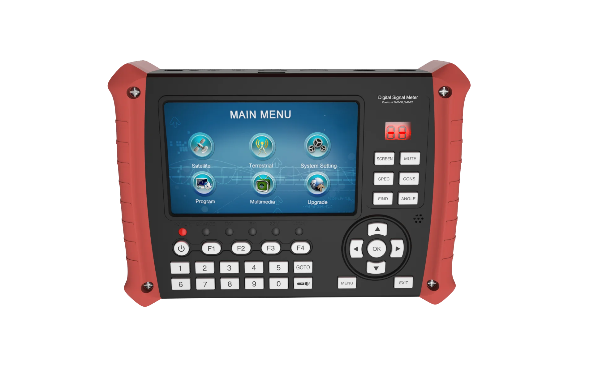 Комбинированный спутниковый искатель цений GECEN DVB-S2, DVB-T2, DVB-C Приемник спутникового телевидения Цифровой измеритель спутникового искателя
Комбинированный спутниковый искатель цений GECEN DVB-S2, DVB-T2, DVB-C Приемник спутникового телевидения Цифровой измеритель спутникового искателя