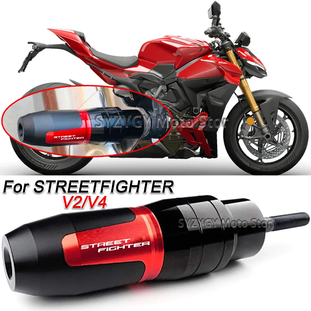For Streetfighter v2 v4 Motorcycle CNC Accessoires Falling protection Exhaust Slider Crash
For Streetfighter v2 v4 Motorcycle CNC Accessoires Falling protection Exhaust Slider Crash