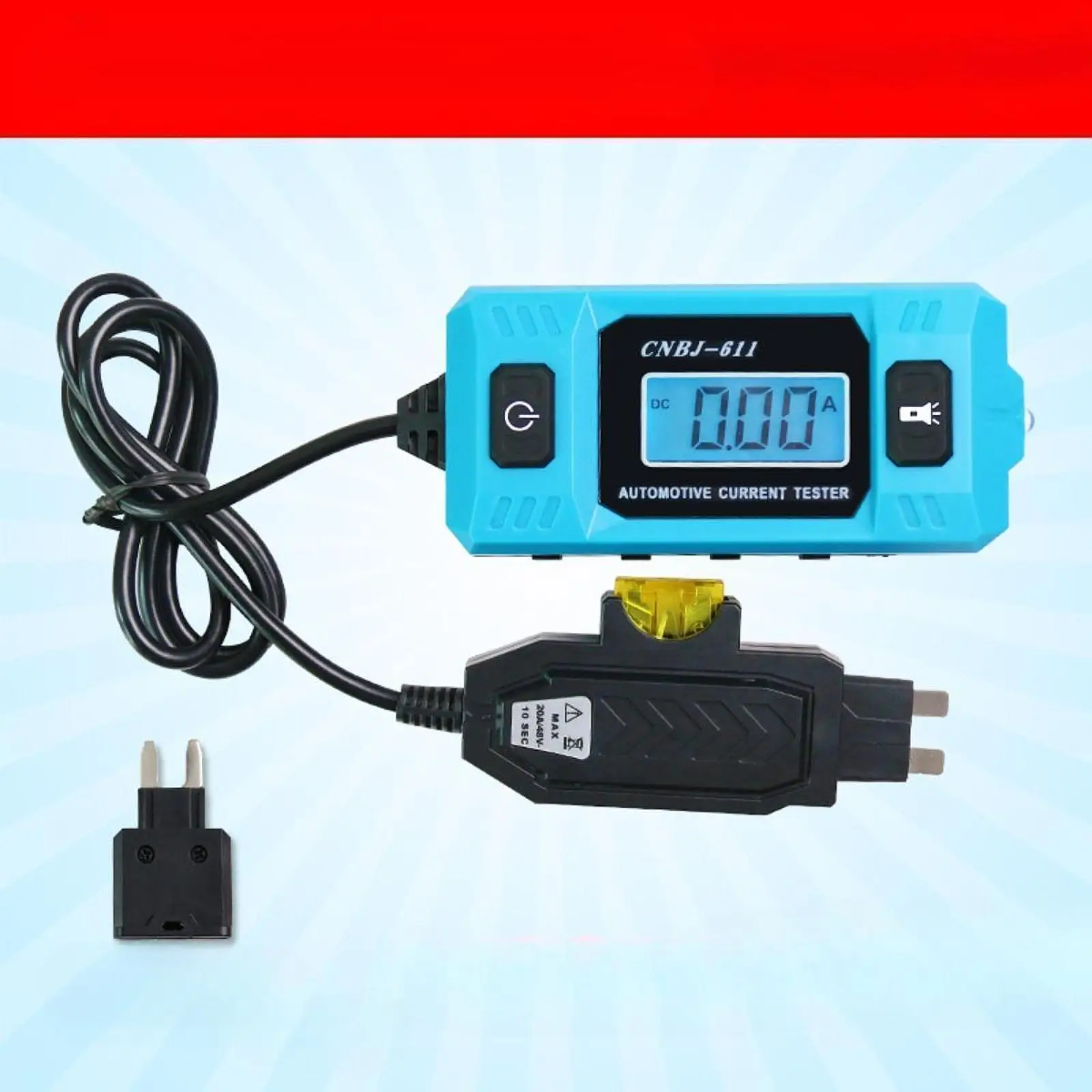 Автомобильный детектор тока 12В, компактный портативный тестер для диагностики электроцепей автомобиля, инструмент для проверки предохранителей и электрических систем транспортных средств
Автомобильный детектор тока 12В, компактный портативный тестер для диагностики электроцепей автомобиля, инструмент для проверки предохранителей и электрических систем транспортных средств