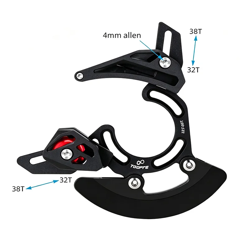 MTB Single Chain Guide Ultra Light ISCG03/05 Mount Fits 32T-38T Crankset 1x Drivetrain Anti-Drop Chain Protector Mountain Bike C
MTB Single Chain Guide Ultra Light ISCG03/05 Mount Fits 32T-38T Crankset 1x Drivetrain Anti-Drop Chain Protector Mountain Bike C