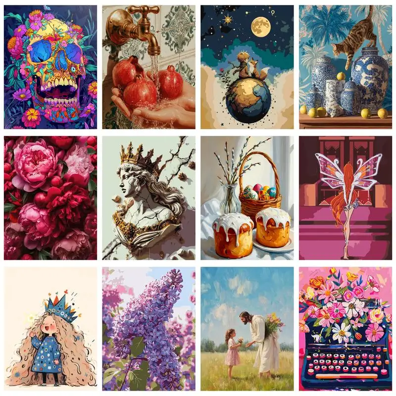 CHENISTORY Painting By Number Flowers Animal Drawing On Canvas HandPainted Painting Gift DIY Picture By Number Kits Home Decor
CHENISTORY Painting By Number Flowers Animal Drawing On Canvas HandPainted Painting Gift DIY Picture By Number Kits Home Decor