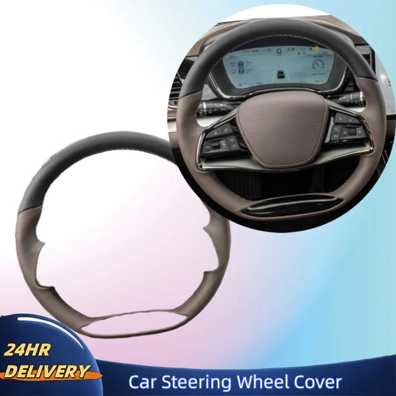 DIY Anti-slip Wear-resistant Breathable Abrasion-resistant Microfiber Leather Steering Wheel Cover For BYD Han EV Auto Interior
DIY Anti-slip Wear-resistant Breathable Abrasion-resistant Microfiber Leather Steering Wheel Cover For BYD Han EV Auto Interior