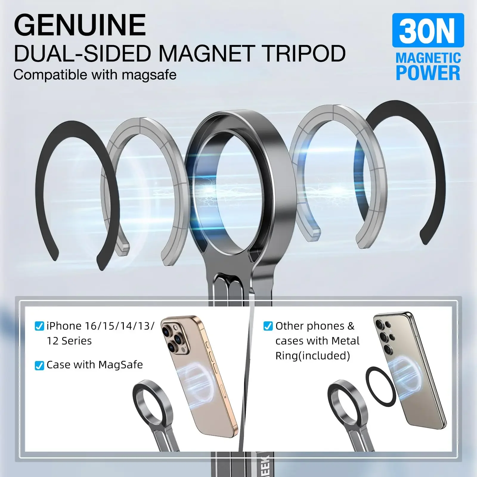 Bike Handlebar Mount- Vibration-Proof Mg-06 W/ Magsafe, 1/4'' Gopro Adapter - Records 4K Pov At 40Km/h
Bike Handlebar Mount- Vibration-Proof Mg-06 W/ Magsafe, 1/4'' Gopro Adapter - Records 4K Pov At 40Km/h