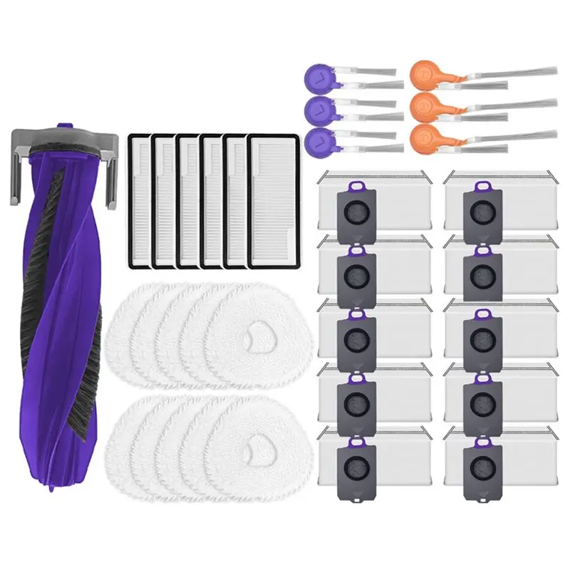 A59P New Main Side Brush Mop HEPA Filter Dust Bag(33Pcs) For Narwal Freo Z10 Ultra YJCC025 Robot Vacuum Cleaner Spare Parts
A59P New Main Side Brush Mop HEPA Filter Dust Bag(33Pcs) For Narwal Freo Z10 Ultra YJCC025 Robot Vacuum Cleaner Spare Parts