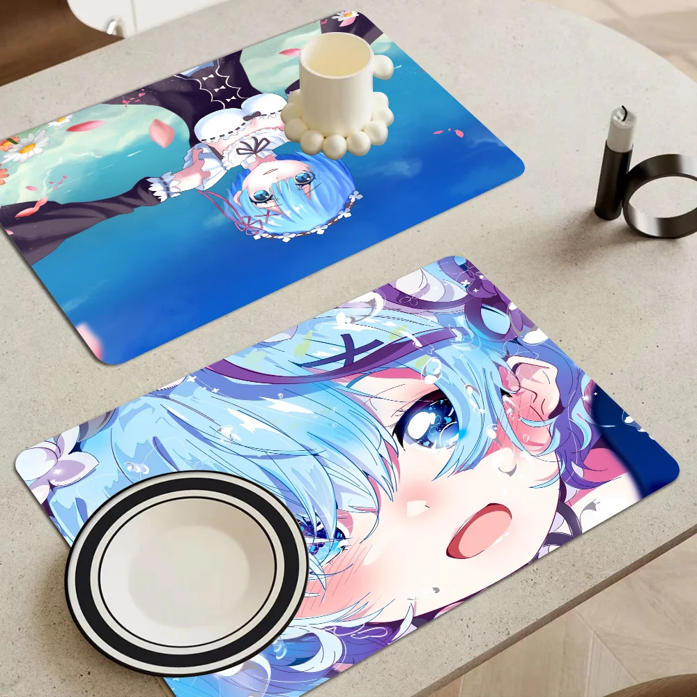 Коврик для глажки кофейных чашек Rem Re Zero, современный текстурный коврик для сушки, кухонный коврик для стола, для слива кофе, бара
Коврик для глажки кофейных чашек Rem Re Zero, современный текстурный коврик для сушки, кухонный коврик для стола, для слива кофе, бара