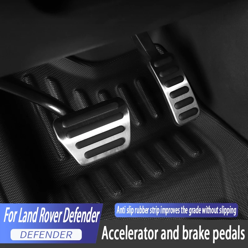 For Land Rover Defender 90 110 130 L663 Gas Brake Pedal Cover Non Slip Aluminum Alloy Accelerator Foot Pedal Trim Accessories
For Land Rover Defender 90 110 130 L663 Gas Brake Pedal Cover Non Slip Aluminum Alloy Accelerator Foot Pedal Trim Accessories