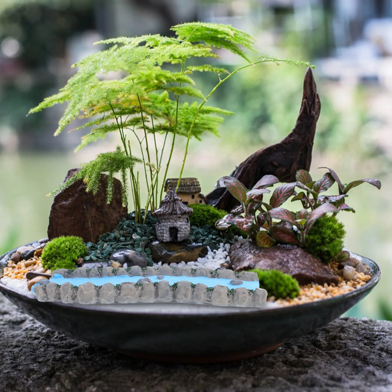 2pcs Miniature Resin River Stream For Train Scenery Dollhouse Garden Sand Table Feature Lifelike Mini Water Prop
2pcs Miniature Resin River Stream For Train Scenery Dollhouse Garden Sand Table Feature Lifelike Mini Water Prop