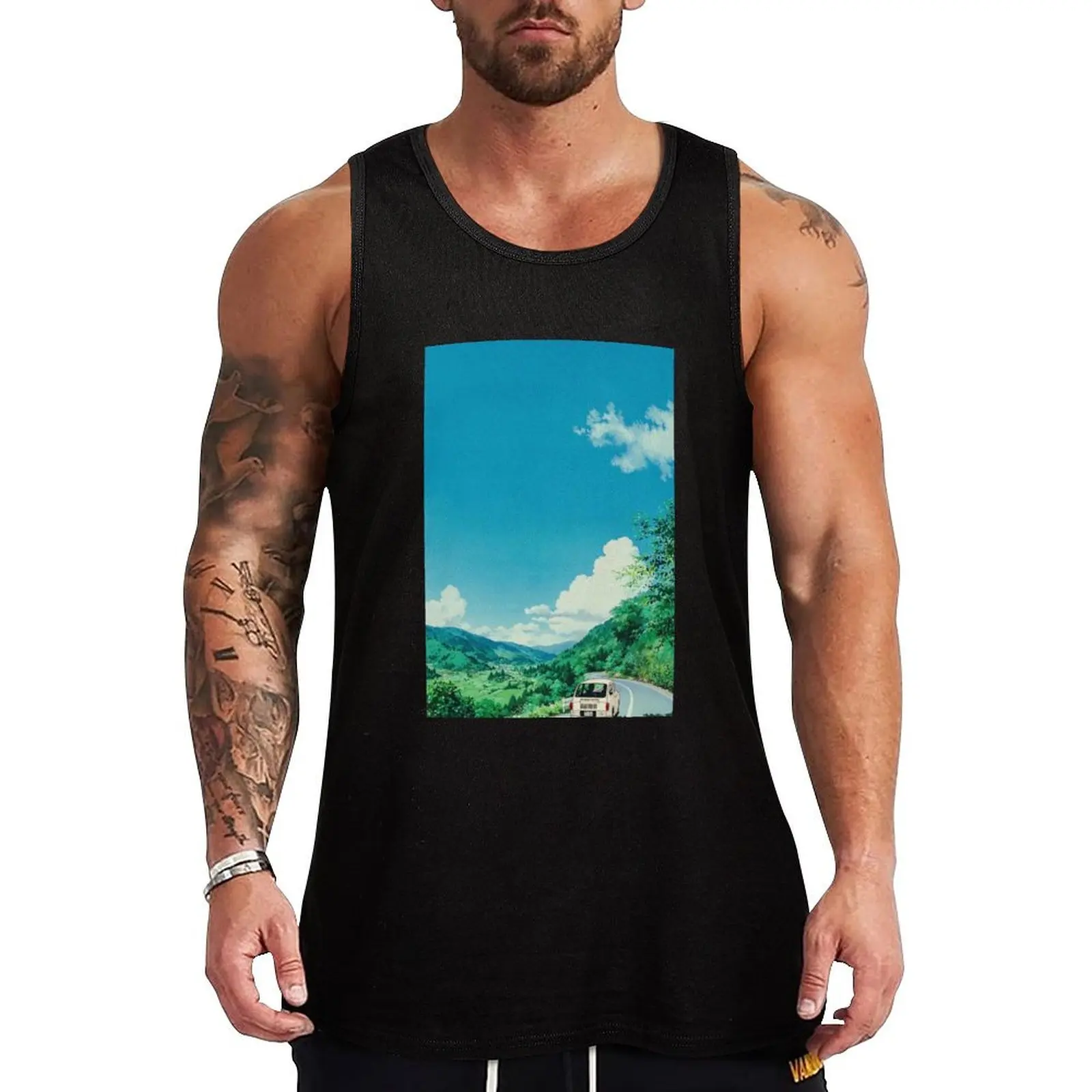 Vintage Anime Road Scenery Tank Top singlets for men running shirt underwear anime
Vintage Anime Road Scenery Tank Top singlets for men running shirt underwear anime