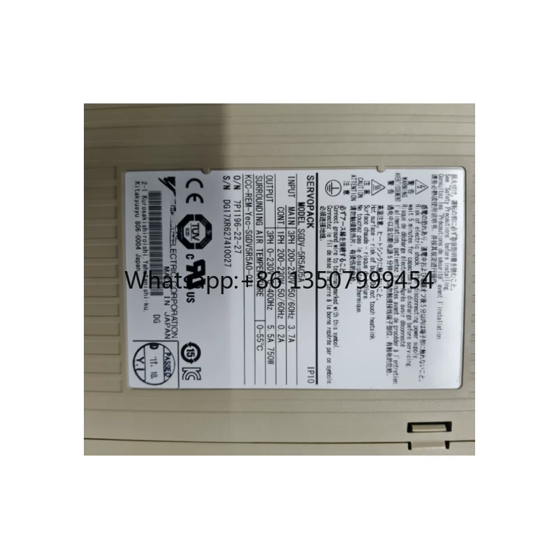 Hot Offer SGDV-5R5A05A SGDV-2R8A05A SGDV-1R6A05A SGDV-3R5A05A 750W AC Servo Drive for Industrial Automation Equipment Precision
Hot Offer SGDV-5R5A05A SGDV-2R8A05A SGDV-1R6A05A SGDV-3R5A05A 750W AC Servo Drive for Industrial Automation Equipment Precision
