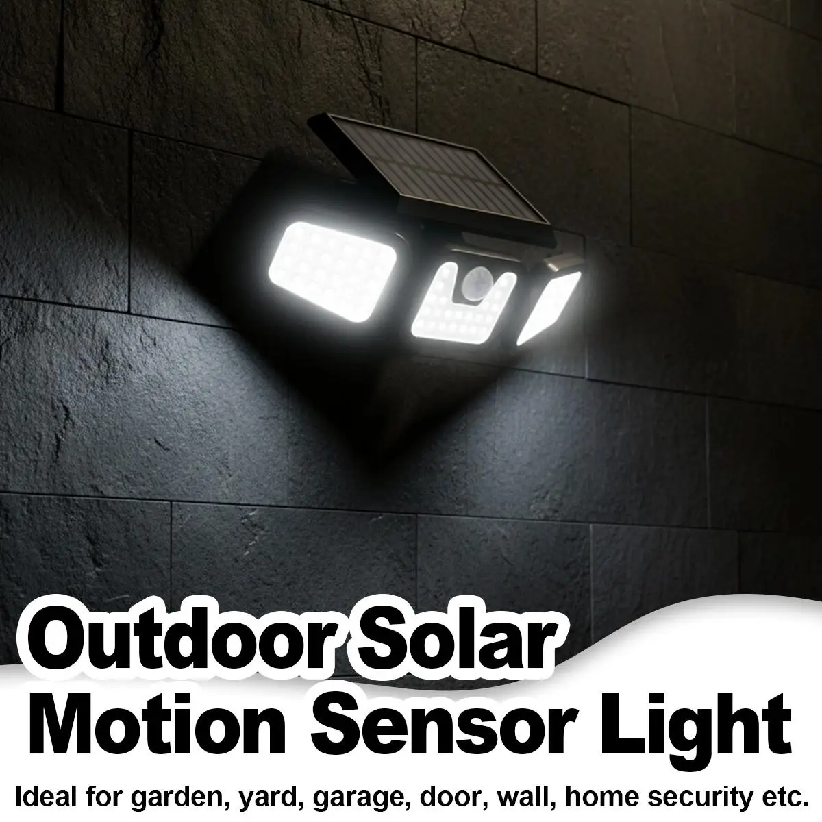 3-Head Rotatable Solar Wall Light Dual Battery PIR Motion Sensor 1200mAh 270 Degree Yard Illumination Garage Spotlight Patio Art
3-Head Rotatable Solar Wall Light Dual Battery PIR Motion Sensor 1200mAh 270 Degree Yard Illumination Garage Spotlight Patio Art
