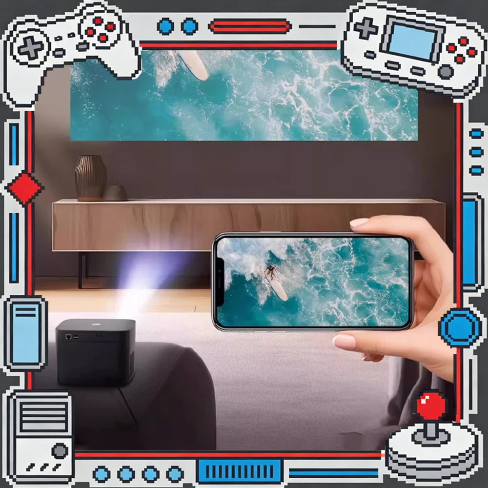 Magic Projector c1 Projector 1080P 500CVIA Lumens 4-Ring Optical Coated Lens Projectors Intelligent Obstacle Avoidance Autofocus
Magic Projector c1 Projector 1080P 500CVIA Lumens 4-Ring Optical Coated Lens Projectors Intelligent Obstacle Avoidance Autofocus