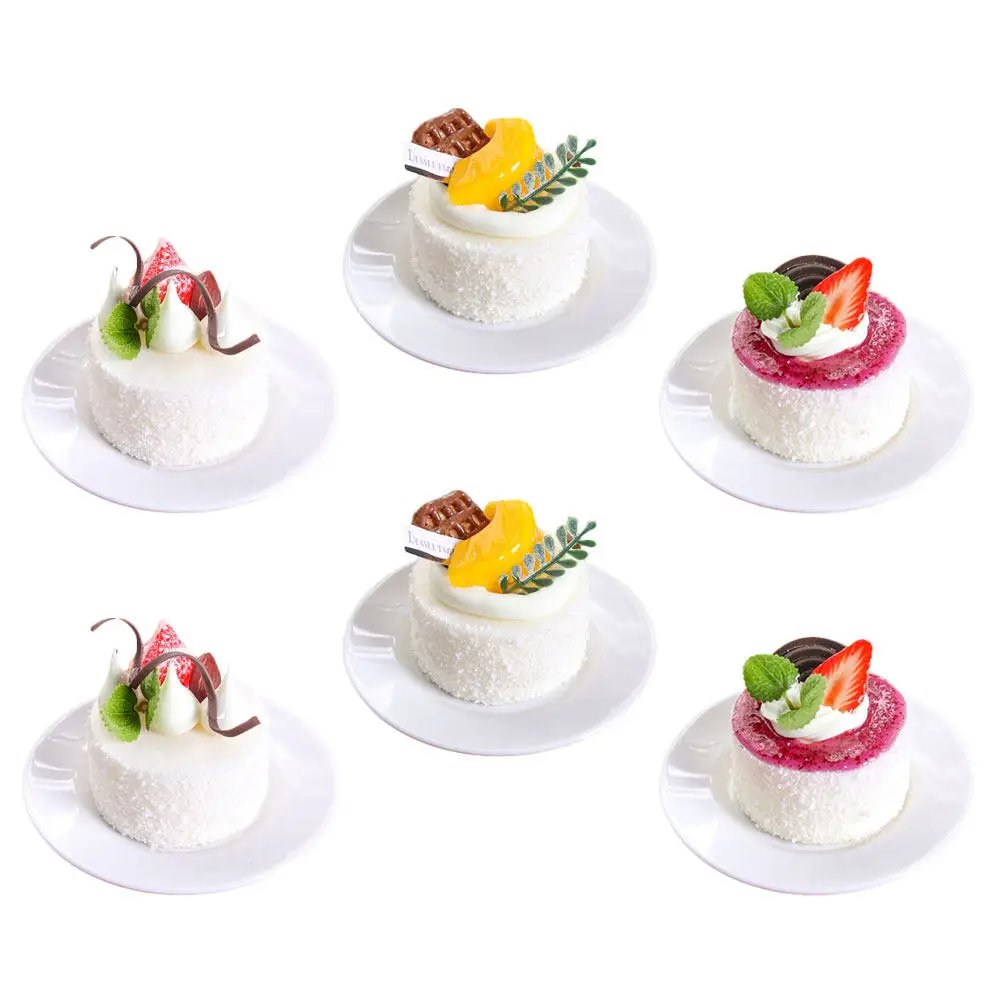 6Pcs Fake Cake Models Artificial Dessert Realistic Lightweight Small Home Decoration Photography Props Fake Cake
6Pcs Fake Cake Models Artificial Dessert Realistic Lightweight Small Home Decoration Photography Props Fake Cake
