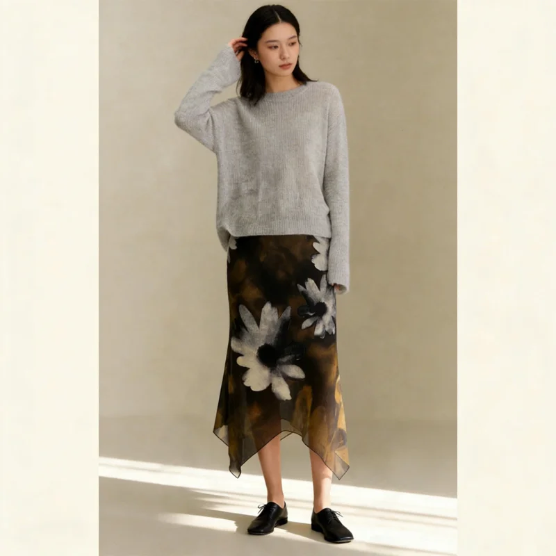 Новая женская модная юбка 2026 года: легкая, элегантная, в гонконгском стиле, с красивым принтом, повседневная, из полиэфирного волокна
Новая женская модная юбка 2026 года: легкая, элегантная, в гонконгском стиле, с красивым принтом, повседневная, из полиэфирного волокна